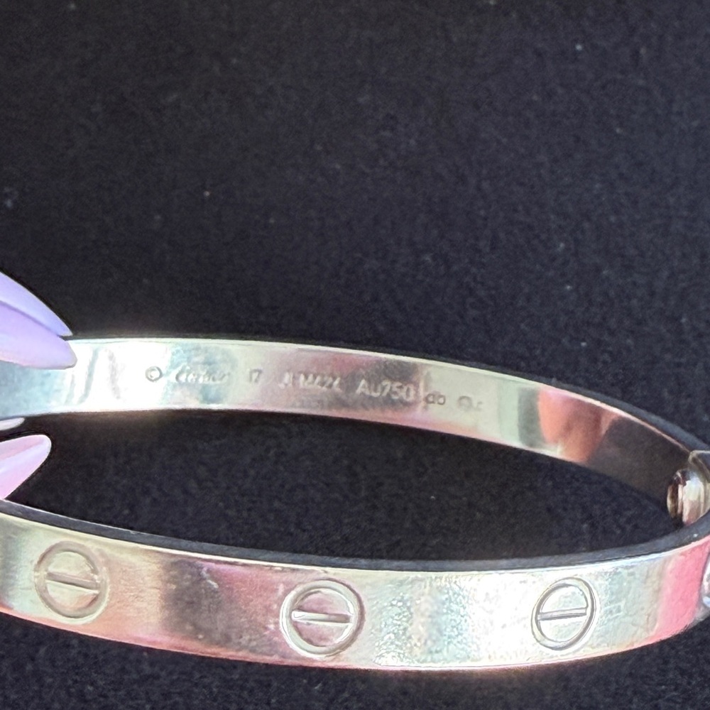 Authentic Cartier LOVE BRACELET, CLASSIC MODEL, 17 size. - Picture 8 of 16